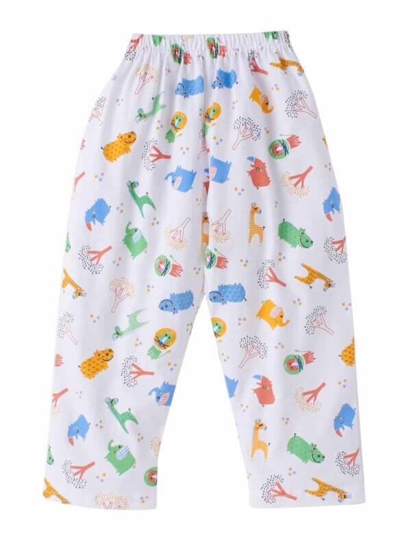 Kids Sleepsuit for Baby Boy’s and Girl’s Topwear and Pajamas Set Long Sleeve Sleepwear Baby Clothing Sets - Planet Animal Theme - Image 4