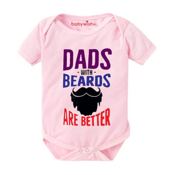Fathers Day Special Baby Outfit Half Sleeve Unisex Multicolor Romper Onesies for Newborn baby - Image 3
