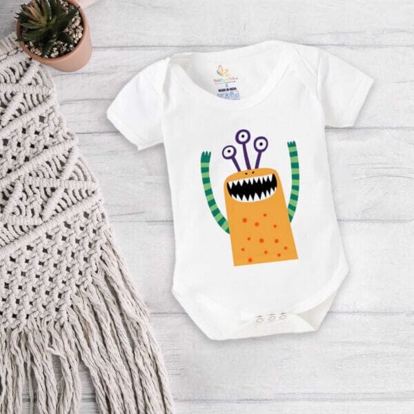 Baby First Birthday Celebrations Romper Clothes Baby Newborn Bodysuits Outfit Envelop Neck Half Sleeve Unisex Onesies "Cactus Print" - Image 4