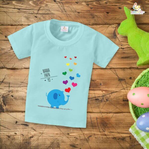 Happy Fathers Day T-Shirt for Kids – Unisex Half Sleeve Top for Boys & Girls | Cute Father’s Day Outfit Gift Idea from Kids | Babywish - Image 3