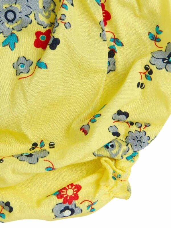 Babywish Baby Girl Cotton Frock Newborn Girl Knee Length Sleeveless Dress Red Flower Theme Printed - Image 6