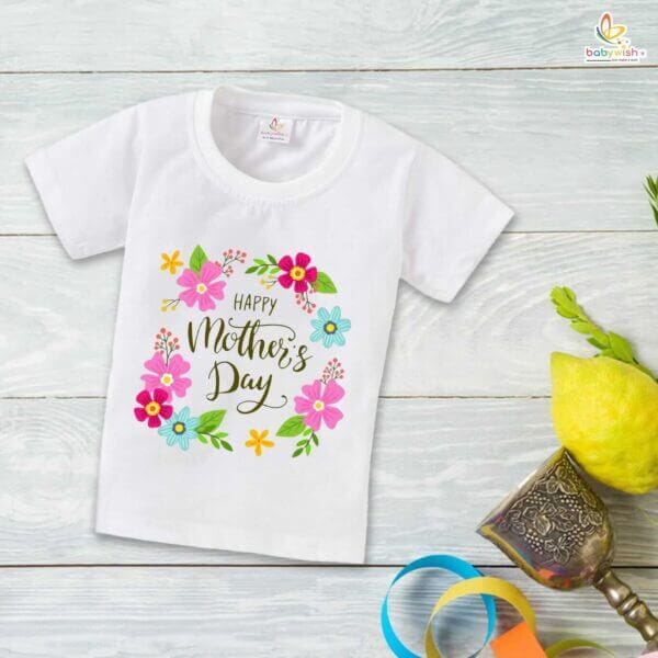 Mother's Day Special T-Shirt for Boy’s and Girl’s Half Sleeve Topwear for Unisex Kids - Image 4