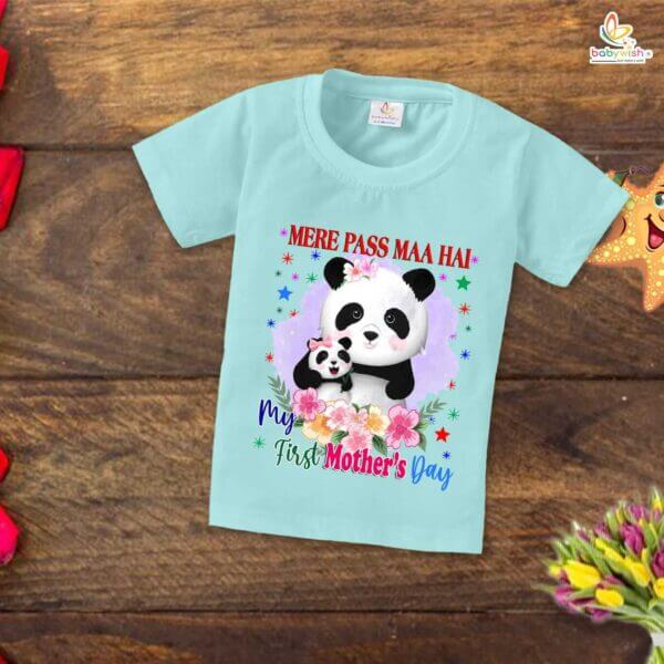 Mother's Day Special T-Shirt for Boy’s and Girl’s Half Sleeve Topwear for Unisex Kids - Image 3
