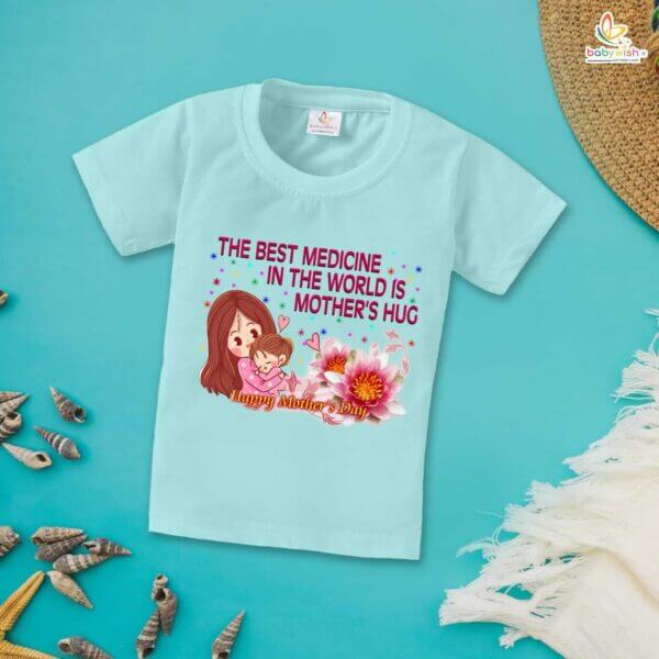 Mother's Day Special T-Shirt for Boy’s and Girl’s Half Sleeve Topwear for Unisex Kids - Image 3