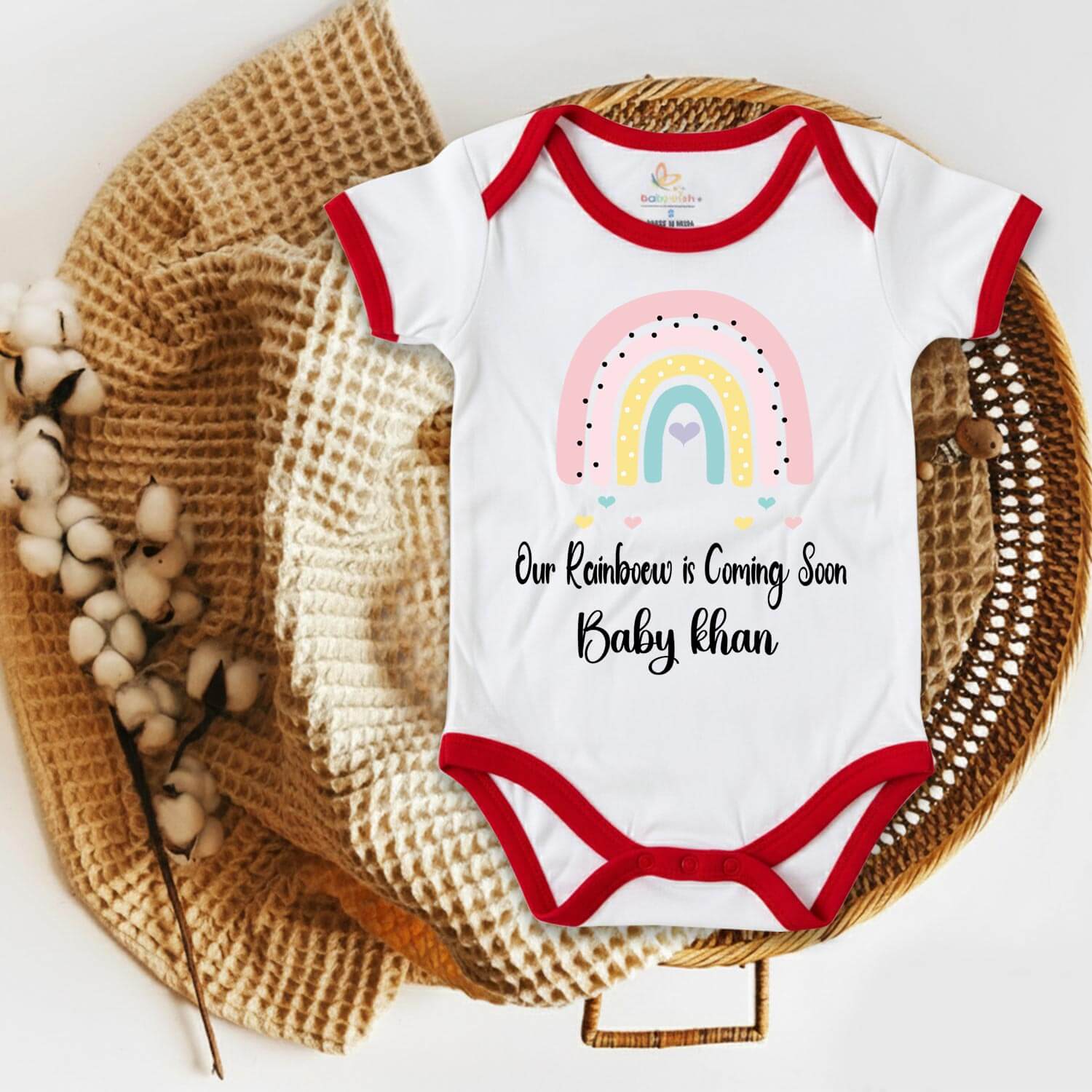 Celebrate Your Special News with Our Cute Pregnancy Announcement Romper for Baby – Perfect Surprise Reveal Outfit | Soft Cotton Baby Bodysuit | Baby onesie from Babywish