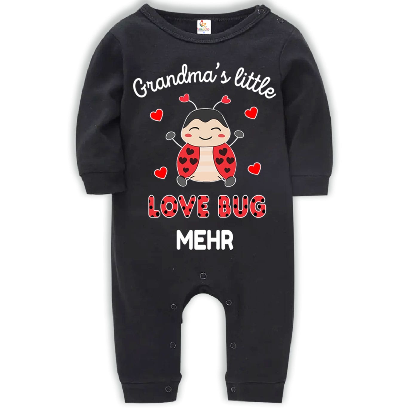 Valentine baby full romper soft cotton