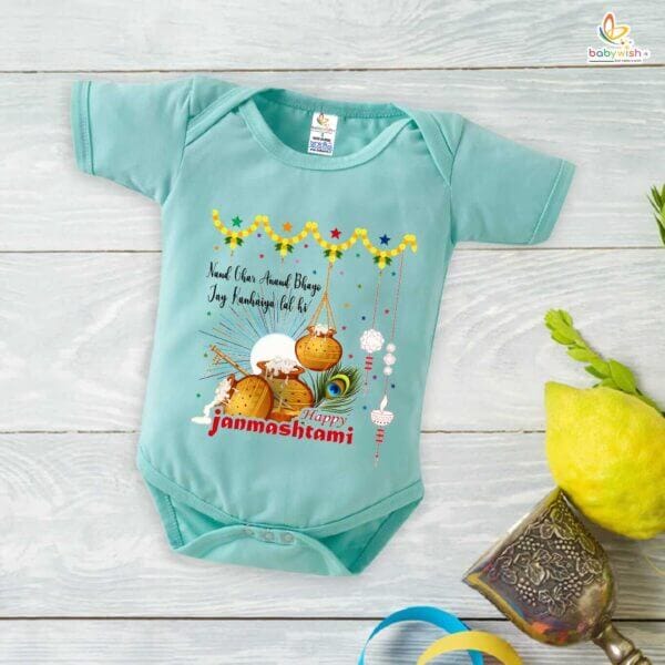 Babywish Dahi Handi Romper Brother Sister Matching dress for DHNDI - Image 5