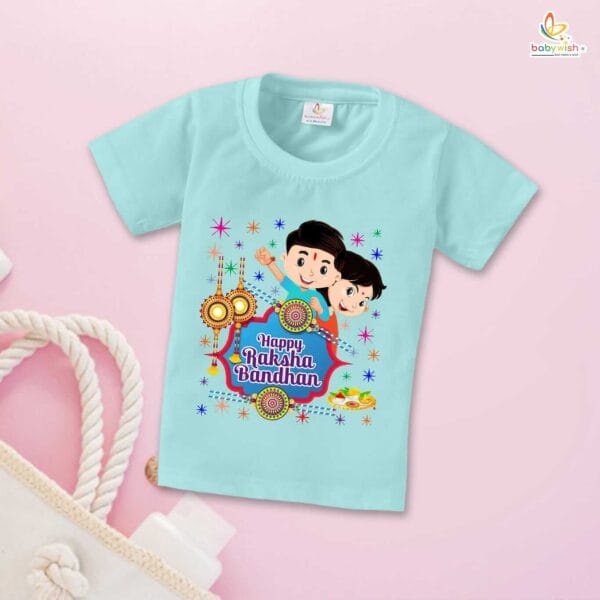 Babywish Rakshabandhan T-Shirt Brother Sister Matching dress Rakshabandhan gift for Rakhi Tee