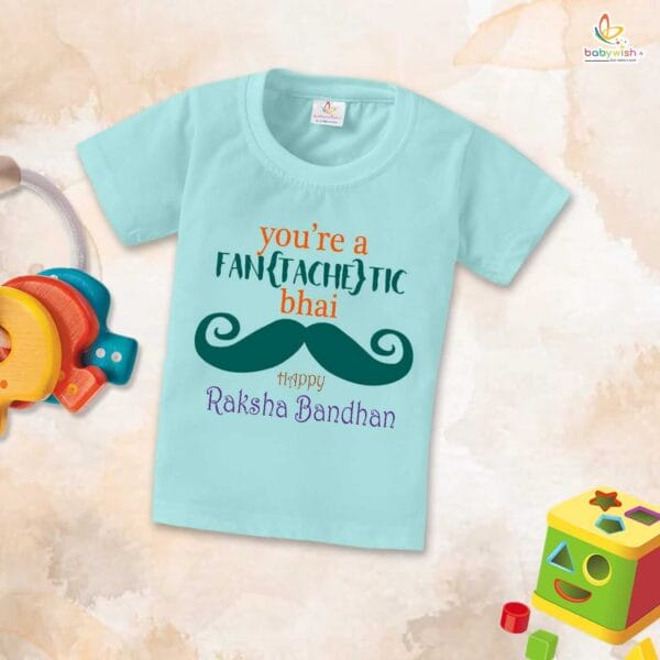 Babywish Rakshabandhan T-Shirt Brother Sister Matching dress Rakshabandhan gift for Rakhi Tee - Image 3