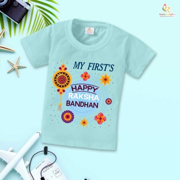 Babywish Rakshabandhan T-Shirt Brother Sister Matching dress Rakshabandhan gift for Rakhi Tee - Image 4