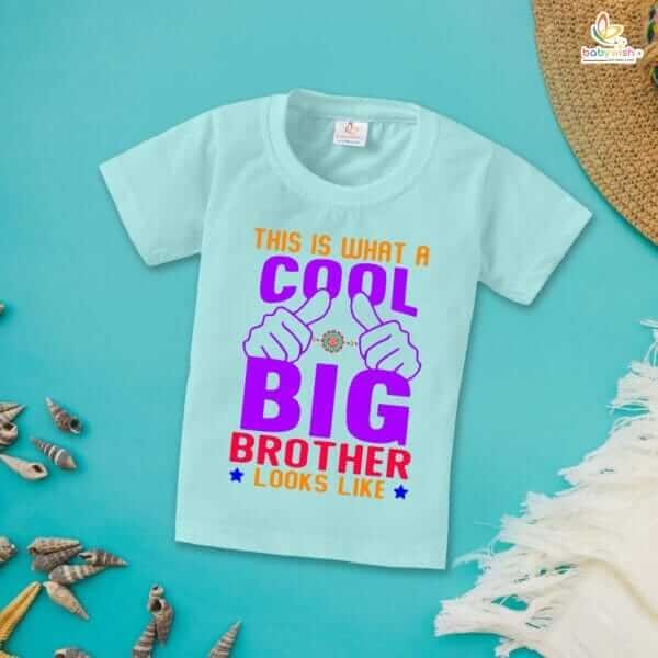 Babywish Rakshabandhan T-Shirt Brother Sister Matching dress Rakshabandhan gift for Rakhi Tee - Image 4