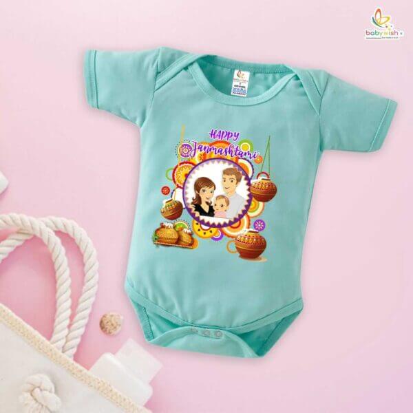 Babywish Dahi Handi Romper Brother Sister Matching dress for DHNDI - Image 2