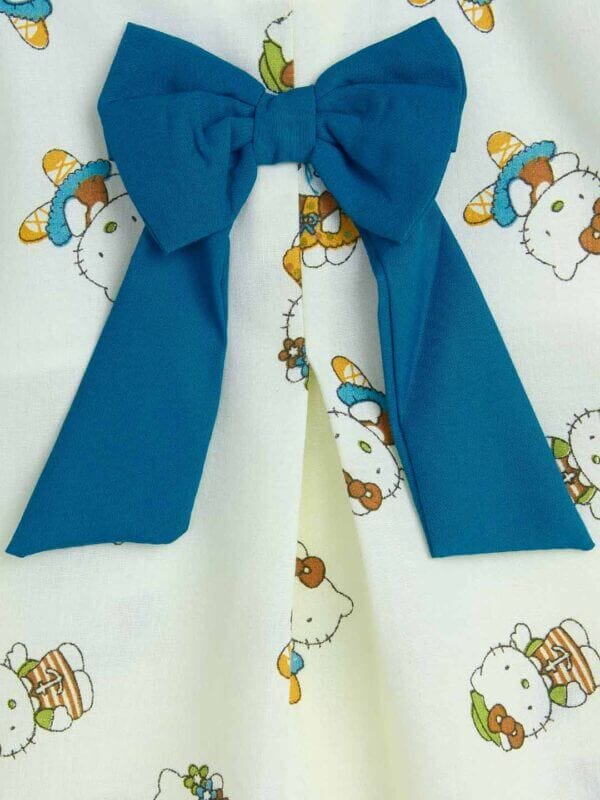 Babywish Baby Girl Cotton Frock Newborn Girl Knee Length Sleeveless Dress Doll Theme Printed - Image 10