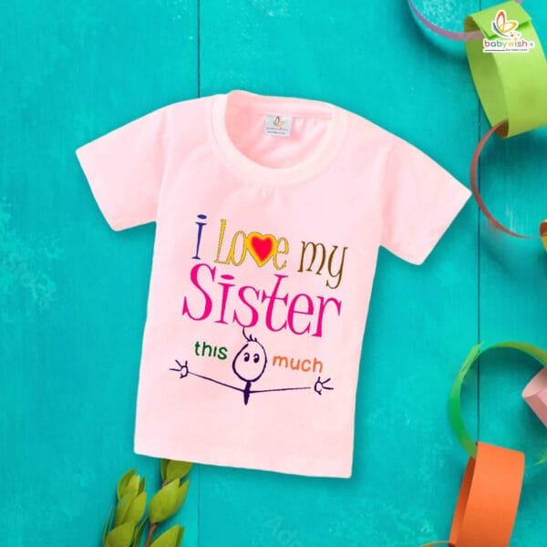 Babywish Rakshabandhan T-Shirt Brother Sister Matching dress Rakshabandhan gift for Rakhi Tee - Image 4