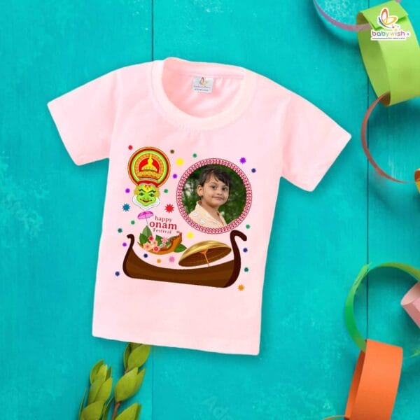 Babywish Onam Festivals Boys and Girls T-Shirt  Onam T-Shirts Half Sleeve - Image 4