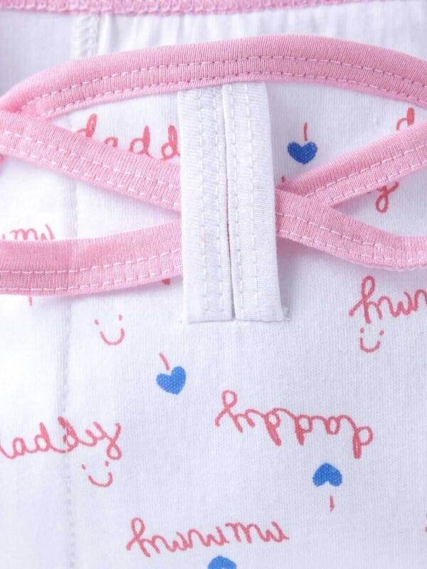 Baby Cloth Diapers Triple Layer Cotton Cloth Love Mom Dad Printed Nappies Washable Reusable Langot - Image 7