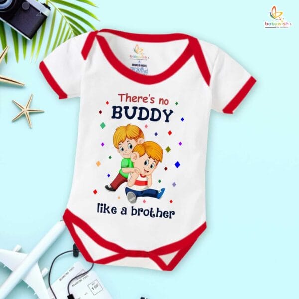 Babywish Rakshabandhan Romper Brother Sister Matching dress Rakshabandhan gift for Rakhi - Image 2