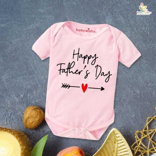 Fathers Day Baby Romper Special Half Sleeve Unisex Newborn Onesie Outfit Cute Gift for Dad Celebration Perfect Newborn Baby Clothes - Image 3