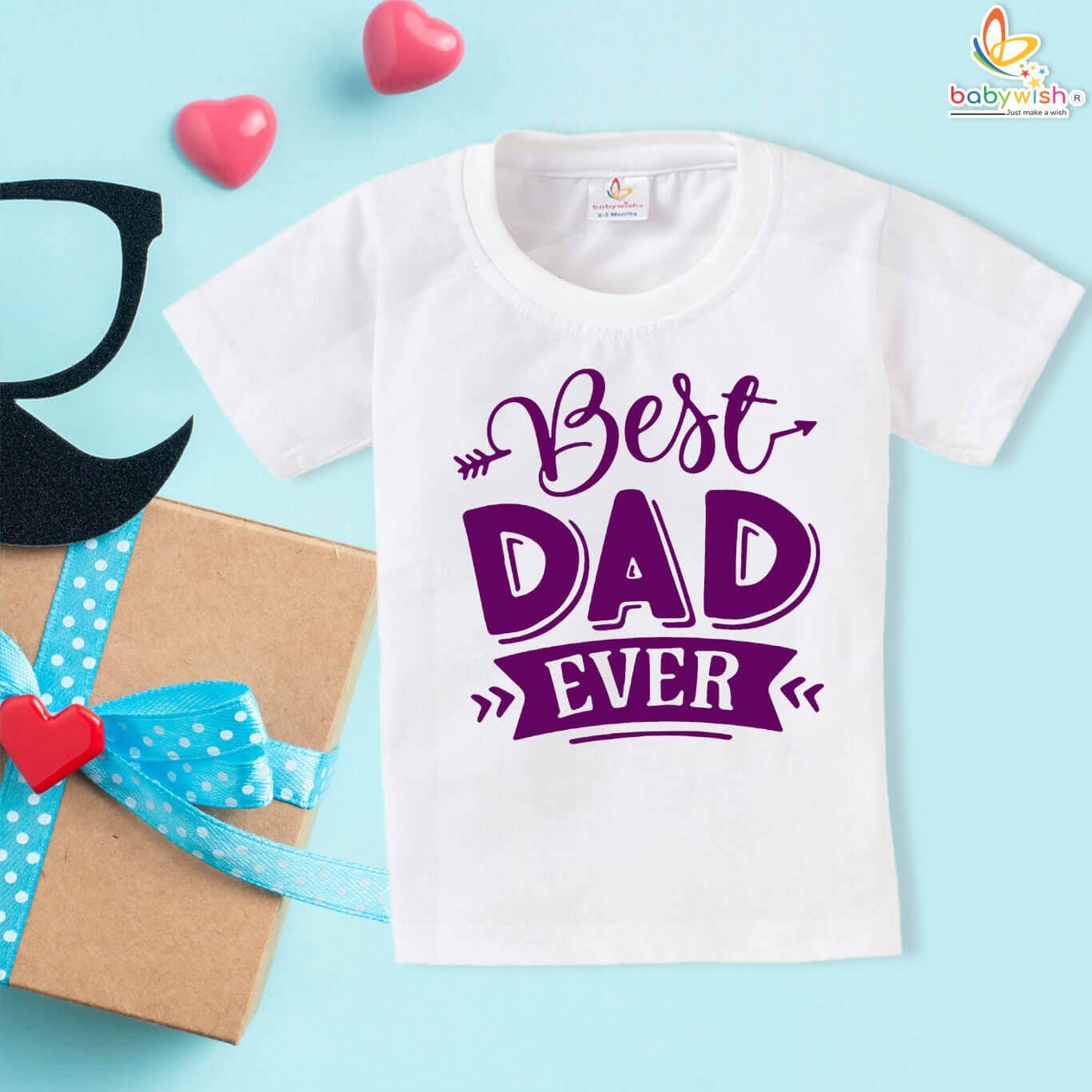 Father’s Day Best Dad Ever Baby T-Shirt by Babywish
