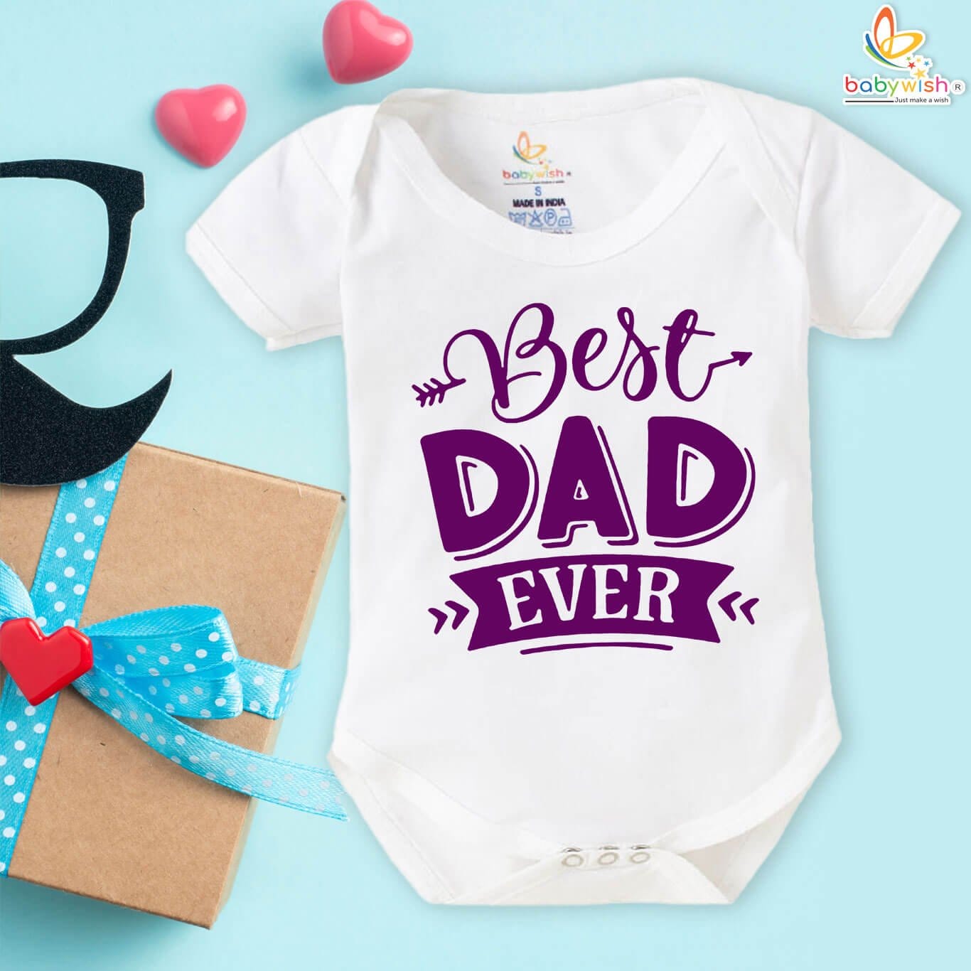 Best Dad Ever Father’s Day romper – adorable gift for kids from Babywish
