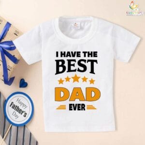 Father's Day Gift for Dad | Best Dad Ever| Kids T-Shirt | Babywish