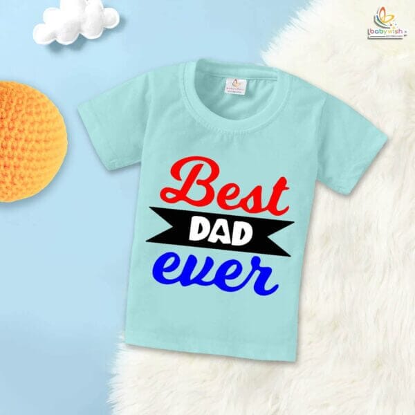 Best Dad Ever – Stylish Father T-shirt for Proud Dads | Perfect Gift for Father’s Day & New Dads | Babywish - Image 2