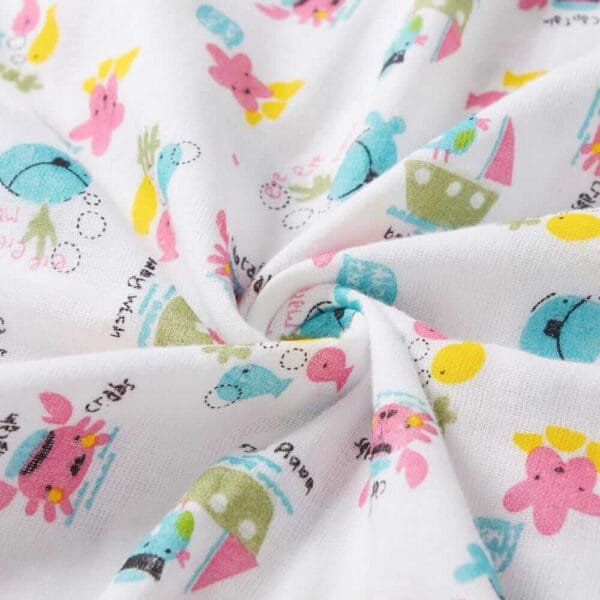 Muslin Swaddle Blankets 100% Organic for newborn Baby Multipurpose Infant Swaddle 112x112cm - Combo Pack of 3 - Image 5