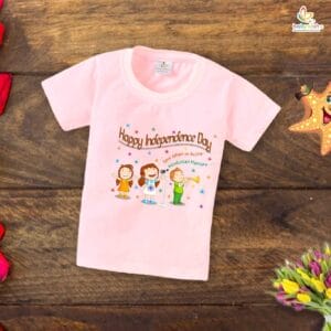 Babywish Independence Day T-Shirt for Boys and Girls 15th August T-Shirts HAPPY INDEPENDENCE DAY