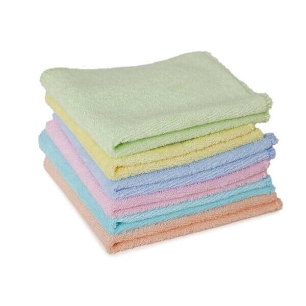 Baby Washcloths for Newborn face hand towels Combo Pack - Multicolor - Image 3