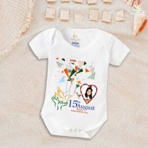 Babywish Independence Day T-Shirt for Boys and Girls 15th August Romper HAPPY INDEPENDENCE DAY