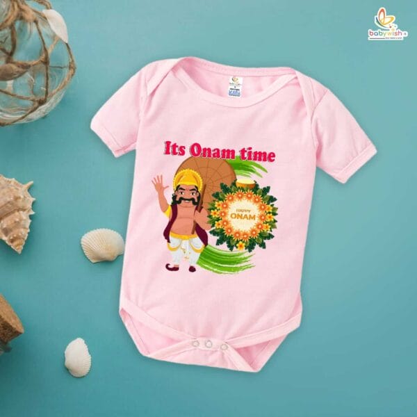 Babywish Onam Romper Brother Sister Matching dress for ONAM - Image 4