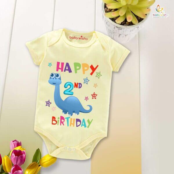 Two month unisex baby romper half sleeve round neck onesie - Image 4