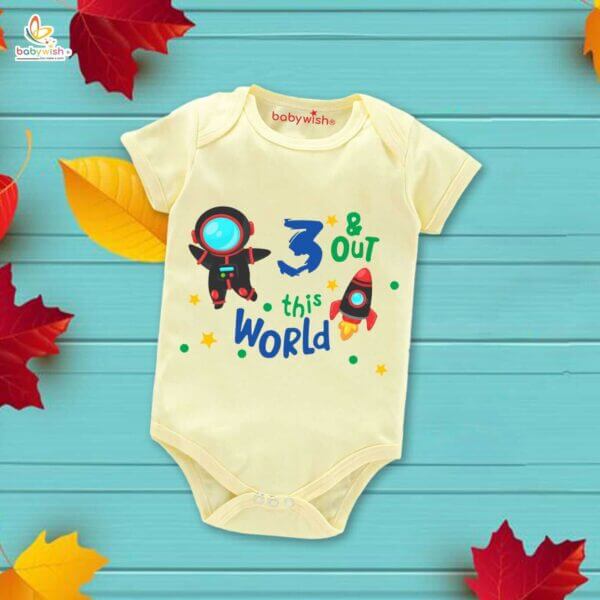 Three month unisex baby romper half sleeve round neck onesie - Image 4