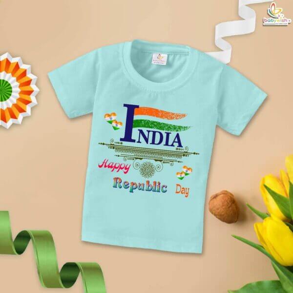 Babywish Republic Day T-shirt My First Republic Day T-shirt Happy Republic Day INDIA - Image 2