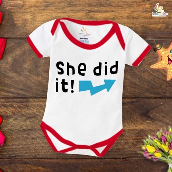 Babywish Rakshabandhan Romper Brother Sister Matching dress Rakshabandhan gift for Rakhi - Image 3