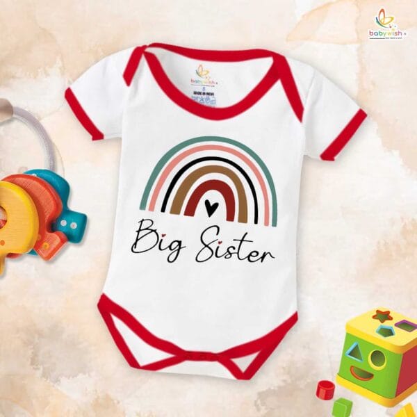 Babywish Rakshabandhan Romper Brother Sister Matching dress Rakshabandhan gift for Rakhi - Image 2