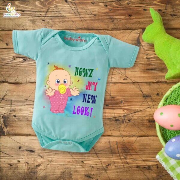 Newborn mundan ceremony clothes Bodysuit romper for Unisex Onesies Infant Half Sleeve | HOWZ MY NEW LOOK | - Image 2