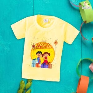 Babywish Rakshabandhan T-Shirt Brother Sister Matching dress Rakshabandhan gift for Rakhi Tee