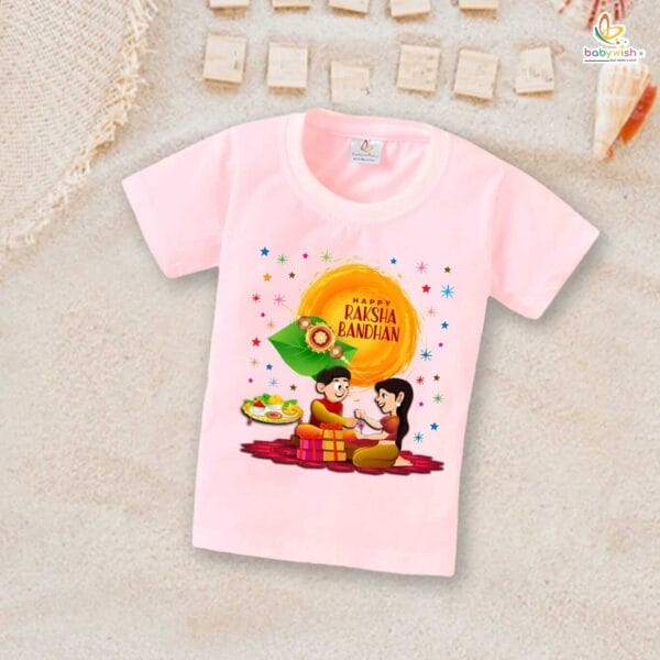 Babywish Rakshabandhan T-Shirt Brother Sister Matching dress Rakshabandhan gift for Rakhi Tee
