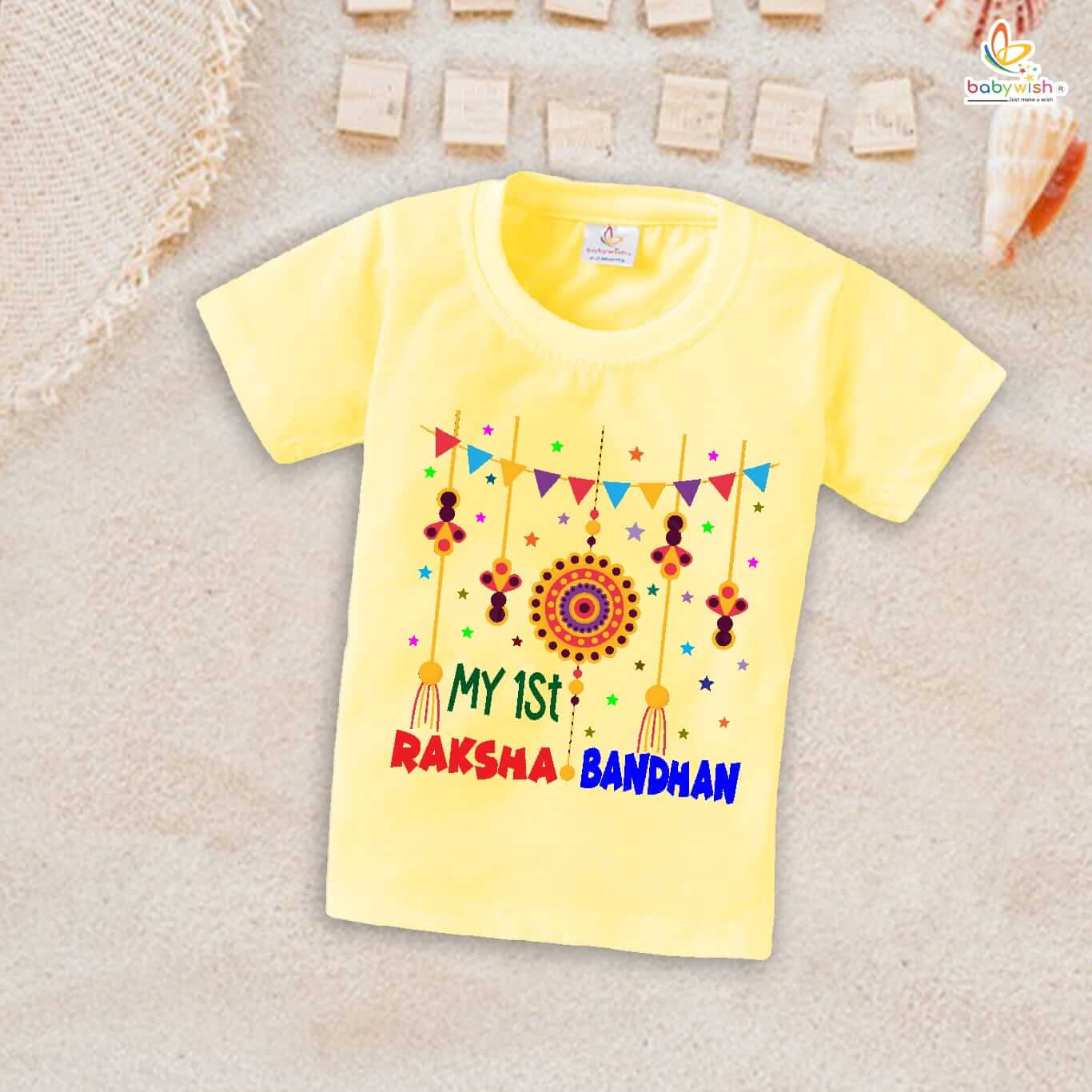 Babywish Rakshabandhan T-Shirt Brother Sister Matching dress Rakshabandhan gift for Rakhi Tee