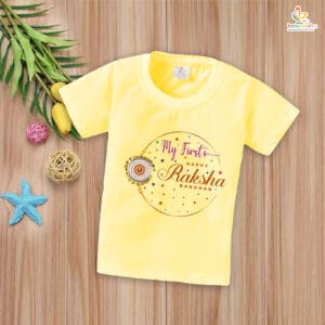 Babywish Rakshabandhan T-Shirt Brother Sister Matching dress Rakshabandhan gift for Rakhi Tee