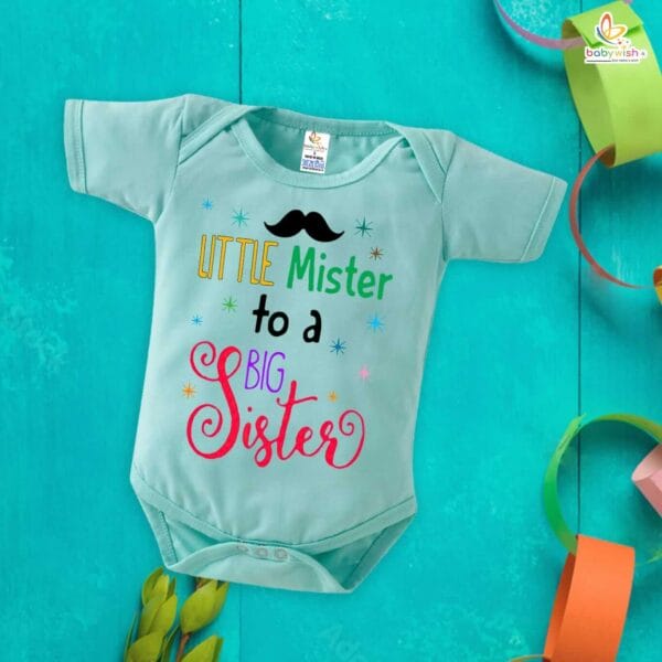 Babywish Rakshabandhan Romper Brother Sister Matching dress Rakshabandhan gift for Rakhi - Image 5