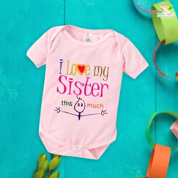 Babywish Rakshabandhan Romper Brother Sister Matching dress Rakshabandhan gift for Rakhi - Image 4