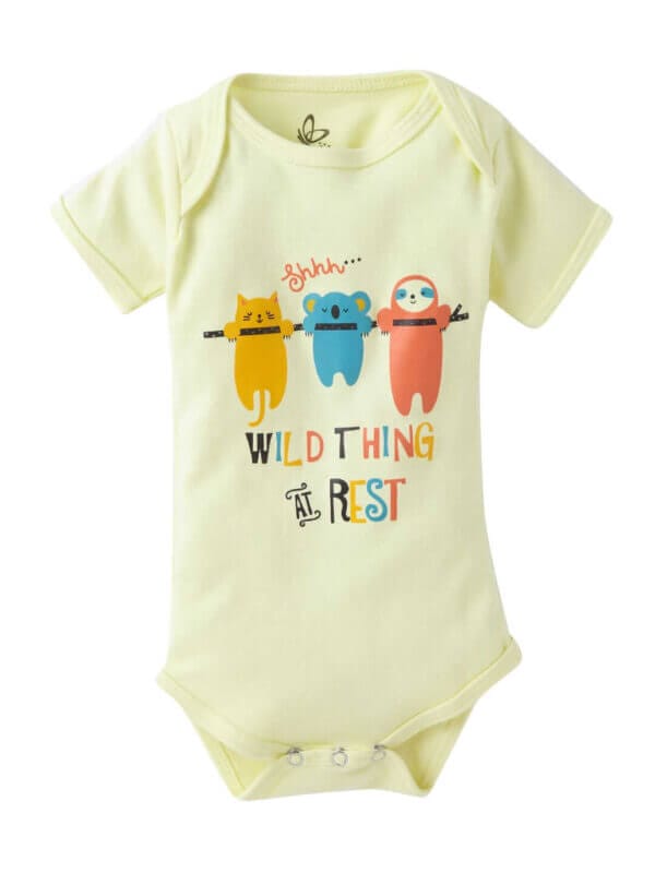 Baby Boy's and Baby Girl’s Bodysuits Cotton Half Sleeve Rompers Gift for Infants - Set of 2 - Image 2