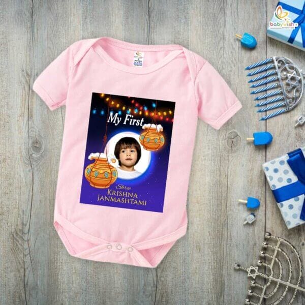 Babywish Dahi Handi Romper Brother Sister Matching dress for DHNDI - Image 5