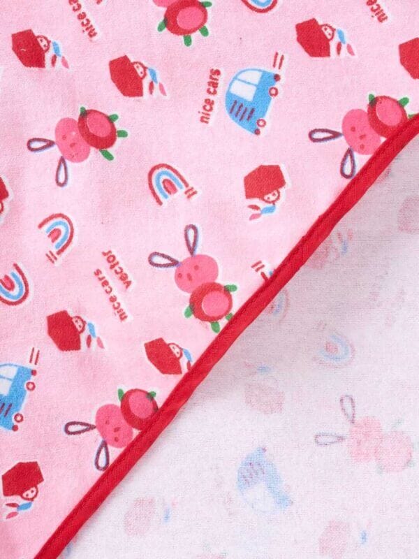 Baby Flannel hooded towels for new born Nice Car Vector Printed Bath Towel for Boys and Girls Infants kids towel - Image 4
