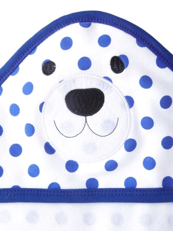 Baby Flannel hooded towels for new born Polka Dot Printed Bath Towel for Boys and Girls Infants kids towel - Image 7