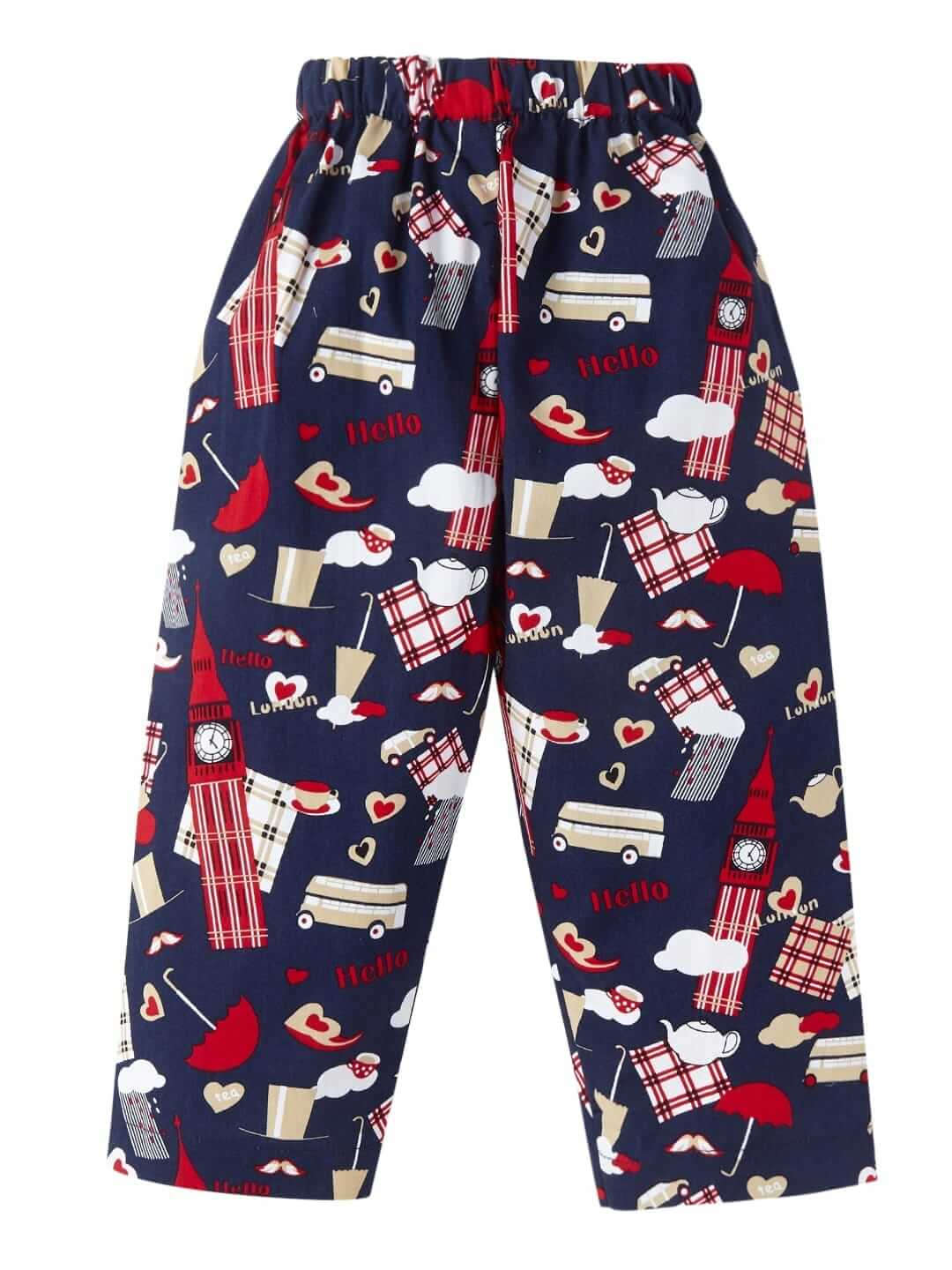 Kids Sleepsuit for Baby Boys and Girls Long Sleeve Topwear and Pajamas Set Baby Clothing Sleepwear Set Blue Clock Print Perfect for Newborns and Toddlers - Image 4