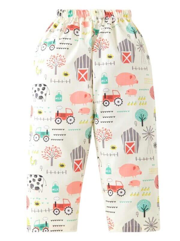 Kids Sleepsuit for Baby Boy’s and Girl’s Topwear and Pajamas Set Long Sleeve Sleepwear Baby Clothing Sets - Yellow Tree Print - Image 5