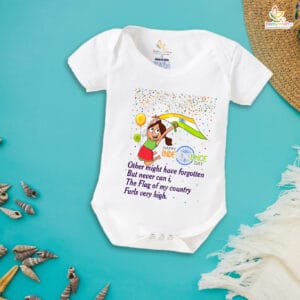 Babywish Independence Day T-Shirt for Boys and Girls 15th August Romper HAPPY INDEPENDENCE DAY